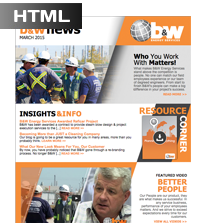 B&W Energy Services - March 2015 Customer Newsletter