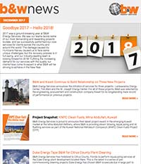 B&W Energy Services - November 2017 Customer Newsletter