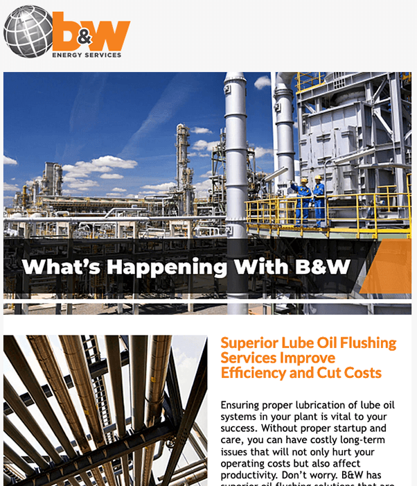 B&W Energy Services - February - 2022 Customer Newsletter